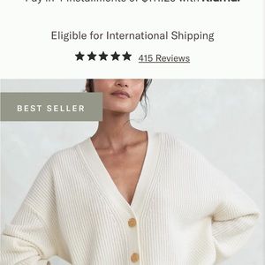 Jenni Kayne Cropped Cocoon Cardigan